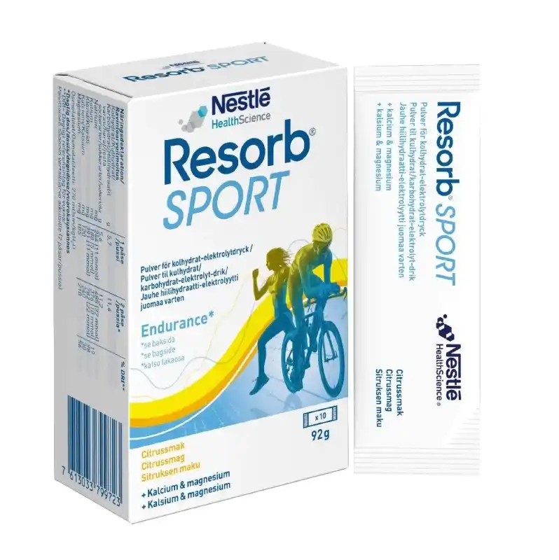 Resorb Sport Citron 10 sachets